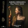 "Aurora Germanica" - Komponisten: Biber, Capricornus, Schmelzer. Louise Ayrton mit Violine im Halbprofil., CD