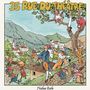 Text: "35 Rue du Théâtre." Illustration: Figuren in einer Berglandschaft, darunter Gnome und ein musizierender Clown., LP