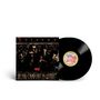 „Tyranny“, „Julian Casablancas + The Voidz“. Schallplatte mit US-Flagge. Dunkles Gruppenfoto von Personen., 2 LPs