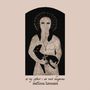 Illustration mit Text: "at my softest i am most dangerous, mélissa laveaux". Figur mit Maske hält ein schwarzes Tier mit Kreuz., CD