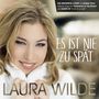 Laura Wilde: Es ist nie zu spät (Special Edition) (White Vinyl), 1 LP und 1 CD