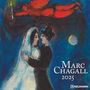 Marc Chagall 2025 - Wand-Kalender - Broschüren-Kalender - 30x30 - 30x60 geöffnet - Kunst-Kalender, Kalender