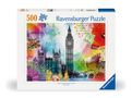 Ravensburger Puzzle 12000309 Grüße aus London 500 Teile Puzzle, Diverse