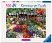 Erwachsenenpuzzle 500 Teile - Blumenmarkt, Frankreich, Spiele, Spiele