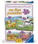 Children's puzzle 2, 4, 6, 8 Teile - Kleine Bauernhoftiere, Diverse