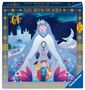 "Tales Around the World", "The Snow Queen", "64", "5+", Illustration: Schneekönigin mit Krone, Kinder und Rentier vor Schloss., Spiele