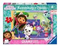 Ravensburger Kinderpuzzle 03180 - Gabbys Tanzparty - Bodenpuzzle mit 60 großen Puzzleteilen, für kleine Gabby-Fans ab 4 Jahren, Spiele