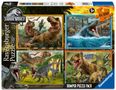 Ravensburger Kinderpuzzle 05619 - Willkommen in der Jurassic World - 4x 100 Teile Puzzle in einer Box, für Puzzle-Freunde und Dinosaurier-Fans ab 5 Jahren, Spiele