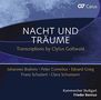 "Nacht und Träume, Transcriptions by Clytus Gottwald. Johannes Brahms, Peter Cornelius, Edvard Grieg, Franz Schubert, Clara Schumann.", CD