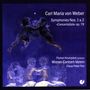 Carl Maria von Weber (1786-1826): Symphonien Nr.1 & 2, CD