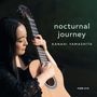 „nocturnal journey, Kanahi Yamashita, note one“. Eine Frau spielt eine klassische Gitarre im natürlichen Licht., CD