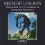 Felix Mendelssohn Bartholdy: Klaviertrios Nr.1 & 2, CD