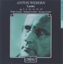 Anton Webern (1883-1945): Lieder, CD