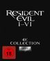 Resident Evil 1-6 (Ultra HD Blu-ray), 6 Ultra HD Blu-rays