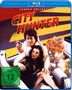 "LEGACY COLLECTION", "CITY HUNTER", "FSK ab 12 freigegeben". Mann mit Waffe, Frau sitzt daneben in Auto, Blumen im Hintergrund., Blu-ray Disc