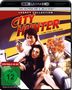 "City Hunter Limited Edition," "Legacy Collection," "Erstmals in 4K," "FSK ab 12 freigegeben". Ein Mann und eine Frau posieren in einem Auto., 1 Ultra HD Blu-ray und 1 Blu-ray Disc