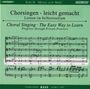 Chorsingen leicht gemacht - Johann Sebastian Bach: Messe h-moll BWV 232 (Bass), 2 CDs