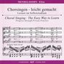 : Chorsingen leicht gemacht - Felix Mendelssohn: Elias (Alt), CD,CD