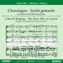 Chorsingen leicht gemacht - Wolfgang Amadeus Mozart: Messe c-moll KV 427 "Große Messe" (Bass), CD