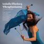 Text: "Izabella Effenberg Vibraphonissimo, instrumental small talks, with Bugge Wesseltoft, Jan Lundgren, Nicole Johänntgen."  
Eine Frau in blauem Kleid schwingt Tuch und Schlegel., CD