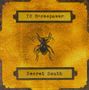 16 Horsepower, Secret South. Illustration auf gelbem Hintergrund, zeigt ein Insekt in der Mitte., LP