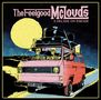 "The Feelgood McLouds: A Decade on Parade.” Zwei Skelette im pinken Van vor großem Mond auf nächtlicher Landstraße, EST. 2015., LP