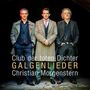 „Club der toten Dichter - GALGENLIEDER - Christian Morgenstern“. Drei Männer in Mänteln stehen nebeneinander., CD