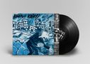 Albumcover mit den Texten "Korpus Kristi" und "Stadt der blauen Eier", zeigt stilisierte Häuser und Figur.