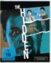 Text: "THE HIDDEN", "FSK ab 16 freigegeben", "UNGEKÜRZTE FASSUNG". Zwei Männer mit Waffen, zerrissenes Gesicht im Hintergrund., 1 Blu-ray Disc und 1 DVD
