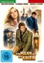 Text: "CineItalia 07, Giuliano Gemma, Eleonora Giorgi, Michele Placido, Ein Mann auf den Knien." Illustration: Personen, Stadt., DVD