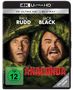 "4K Ultra HD + Blu-ray", "Paul Rudd", "Jack Black", "ANACONDA", "FSK ab 12 freigegeben", "VORLÄUFIGES COVER".  Zwei Männergesichter im Schlangenmaul.