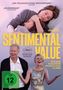 "Sentimental Value" oben zwei Zitate zu Lob. Darunter zwei Personen lächelnd, Grand Prix Logo und FSK 12 Zeichen., DVD