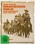 "JOHN WAYNE DRECKIGES GOLD ANN-MARGRET ROD TAYLOR." Sepia-Fotografie von Reitern in Westernkleidung. FSK 12 Logo., 1 Blu-ray Disc und 1 DVD