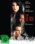 Oben Text: Sandra Bullock, Samuel L. Jackson, Matthew McConaughey. "Die Jury" in Rot. Drei ernste Gesichter übereinander.