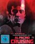 Text: "Der Skandalfilm von William Friedkin (DER EXORZIST) - Endlich in HD! Al Pacino Cruising." Rotes, kontrastreiches Porträt., 2 Blu-ray Discs