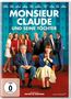 „Monsieur Claude und seine Töchter“. Zwei sitzende Personen, fünf Frauen und fünf Männer stehen dahinter., DVD