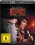 Text: "BAZ LUHRMANN'S EPIC, ELVIS PRESLEY IN CONCERT, FSK ab 6 freigegeben". Elvis Presley in leidenschaftlicher Pose beim Singen., Ultra HD Blu-ray