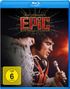 "Baz Luhrmann's EPIC: Elvis Presley in Concert. FSK ab 6 freigegeben. Vorläufiges Cover. Elvis singt leidenschaftlich.", Blu-ray Disc