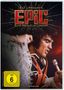 "BAZ LUHRMANN'S EPIC ELVIS PRESLEY IN CONCERT" in Großbuchstaben. FSK 6 Logo. Ein dynamisches Bild von Elvis Presley singend., DVD