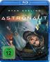 "RYAN GOSLING", "DER ASTRONAUT", FSK 12 Logo. Ein Mann in einem Raumanzug schwebt, Hintergrund mit Weltraumszenen., Blu-ray Disc