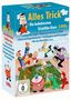 "Alles Trick, Die beliebtesten Trickfilm-Stars, 5 DVDs. Arthur, der Engel, Abenteuer mit Hase & Wolf. Bunte Zeichentrickfiguren.", 5 DVDs