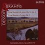 Johannes Brahms (1833-1897): Streichquartett Nr.2, CD