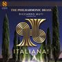 "The Philharmonic Brass", "Riccardo Muti Conductor", "ITALIANA!" Goldene Buchstaben, Zypressenallee, Nachthimmel., 2 LPs