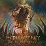 "My Darkest Hate - Rust and Bones" steht vor einem düsteren, fantastischen Hintergrund mit einem Schädel und Hörnern., CD