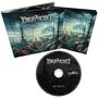 "Defaced", "Icon", "Hard Beat". Cover zeigt dystopische Stadt mit Menschen, die von Maschinen umgeben sind., CD