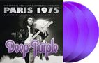 Deep Purple: Paris 1975 (remastered) (180g) (Limited Numbered Edition) (Purple Vinyl), 3 LPs
