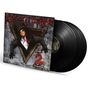 "Alice Cooper", "Welcome 2 My Nightmare", zeigt eine Schallplattenhülle mit einem theatralisch gekleideten Mann., 3 LPs