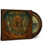 "Myrath: Wilderness of Mirrors" auf einem Albumcover mit mystischem Tor, verschlungenen Pfaden und goldenen Akzenten., CD