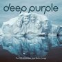 „deep purple“ oben, „The infinite B-Sides And Bonus Songs“ unten, Gesichter in einen Eisberg gemeißelt., 2 LPs