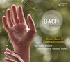 "BACH berühren", "Clavier-Übung IV 'Goldberg-Variationen'", "Ann-Helena Schlüter, Barockorgel St. Antonius, Worbis".   
Eine Hand im Gegenlicht mit Spinnweben., CD